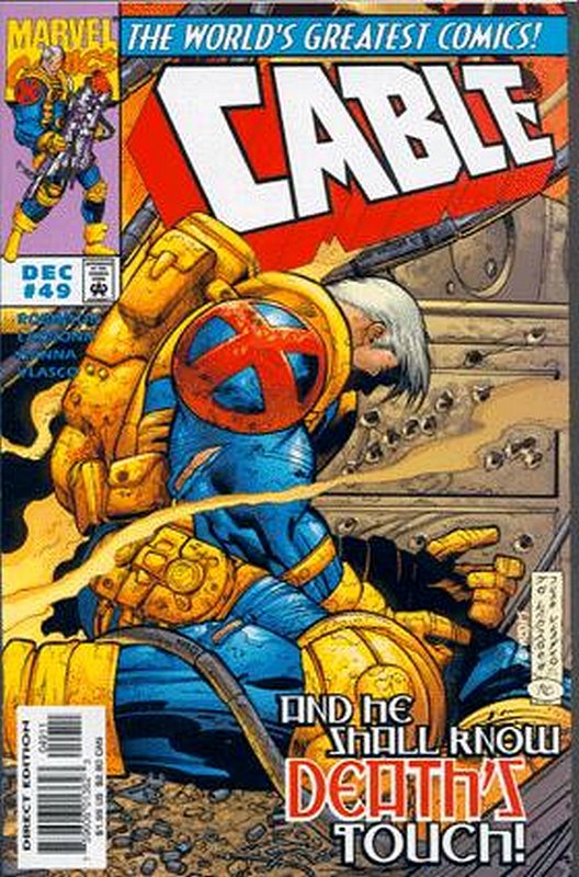 Cover of Cable (Vol 1) #49. One of 250,000 Vintage American Comics on sale from Krypton!