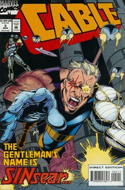 Cover of Cable (Vol 1) #5. One of 250,000 Vintage American Comics on sale from Krypton!