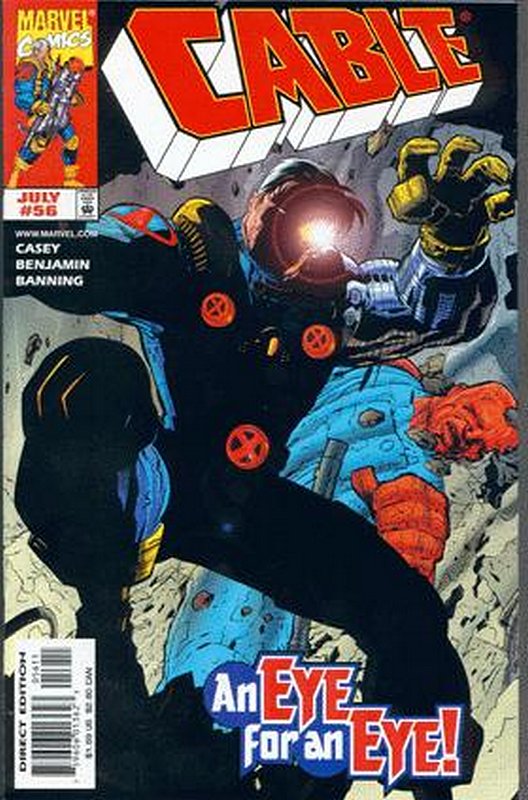 Cover of Cable (Vol 1) #56. One of 250,000 Vintage American Comics on sale from Krypton!