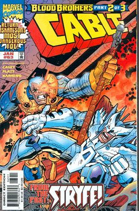Cover of Cable (Vol 1) #63. One of 250,000 Vintage American Comics on sale from Krypton!