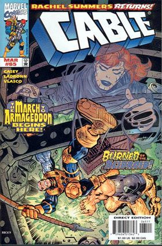 Cover of Cable (Vol 1) #65. One of 250,000 Vintage American Comics on sale from Krypton!