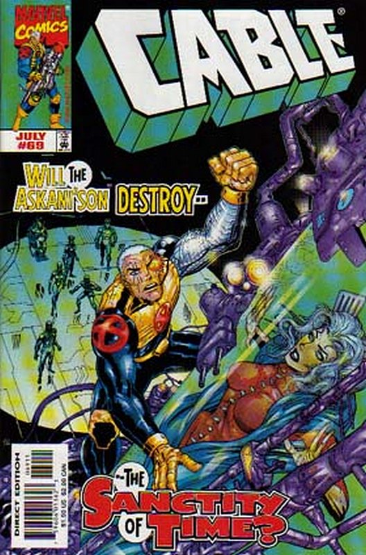 Cover of Cable (Vol 1) #69. One of 250,000 Vintage American Comics on sale from Krypton!