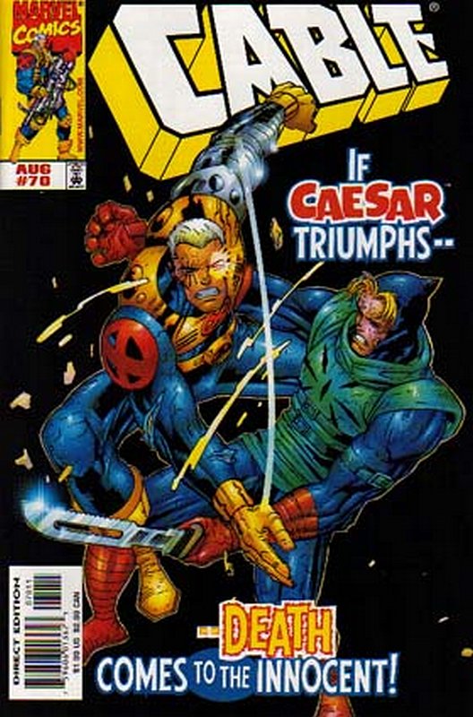 Cover of Cable (Vol 1) #70. One of 250,000 Vintage American Comics on sale from Krypton!