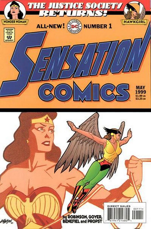 Cover of Sensation Comics (1999 One Shot) #1. One of 250,000 Vintage American Comics on sale from Krypton!