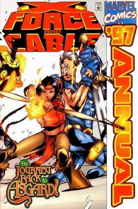 Cover of X-Force/Cable Annual #1997. One of 250,000 Vintage American Comics on sale from Krypton!