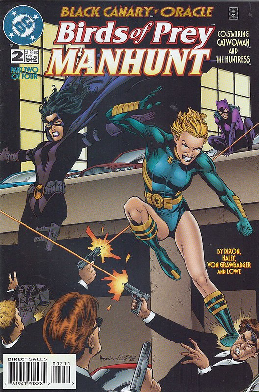 Cover of Birds of Prey: Manhunt (1996 Ltd) #2. One of 250,000 Vintage American Comics on sale from Krypton!
