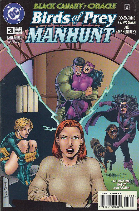 Cover of Birds of Prey: Manhunt (1996 Ltd) #3. One of 250,000 Vintage American Comics on sale from Krypton!