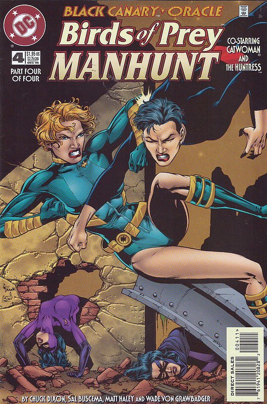 Cover of Birds of Prey: Manhunt (1996 Ltd) #4. One of 250,000 Vintage American Comics on sale from Krypton!