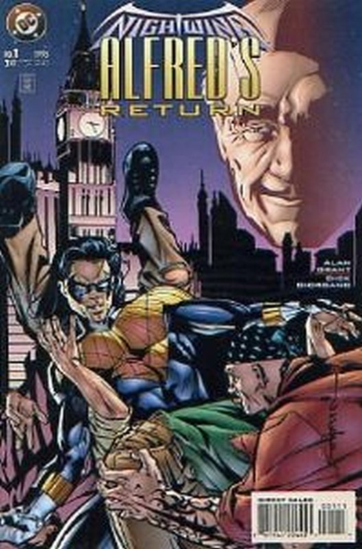 Cover of Nightwing Alfreds Return (1995 One Shot) #1. One of 250,000 Vintage American Comics on sale from Krypton!