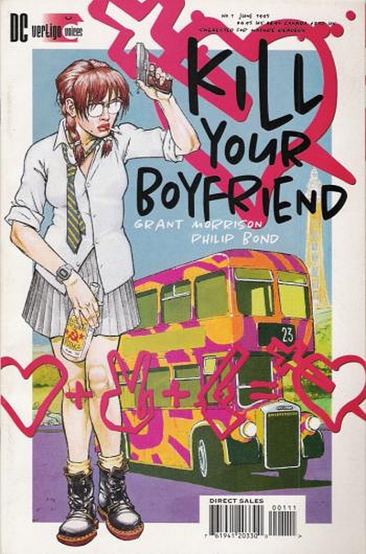 Cover of Kill Your Boyfriend #1. One of 250,000 Vintage American Comics on sale from Krypton!