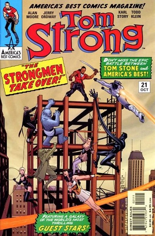 Cover of Tom Strong (Vol 1) #21. One of 250,000 Vintage American Comics on sale from Krypton!