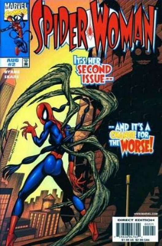 Cover of Spider-Woman (Vol 2) #2. One of 250,000 Vintage American Comics on sale from Krypton!