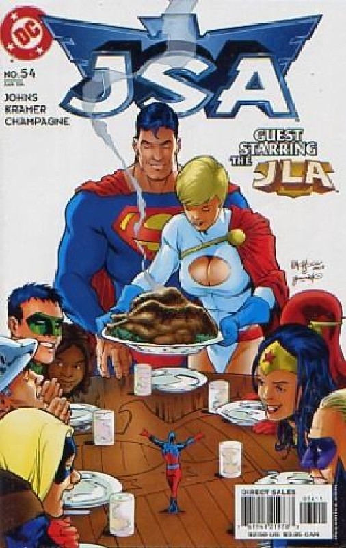 Cover of JSA (Vol 1) #54. One of 250,000 Vintage American Comics on sale from Krypton!