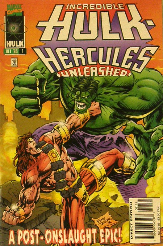 Cover of Incredible Hulk Hercules Unleashed (1996 One Shot) #1. One of 250,000 Vintage American Comics on sale from Krypton!