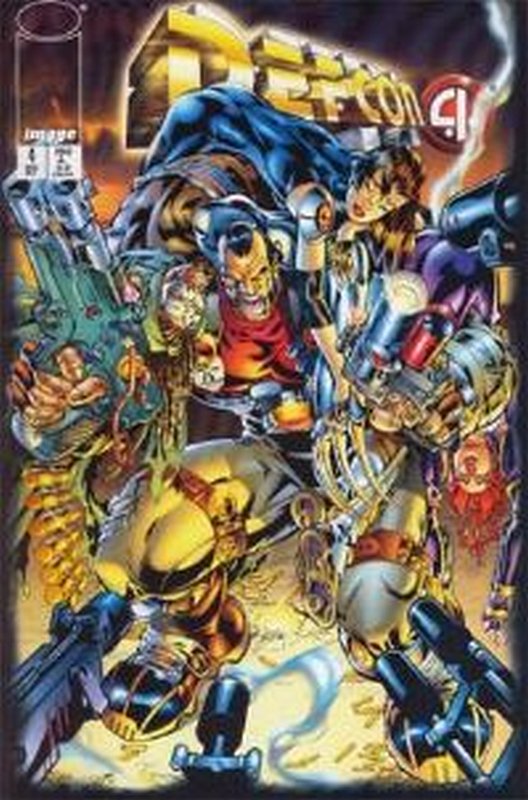 Cover of Defcon 4 (1996 Ltd) #4. One of 250,000 Vintage American Comics on sale from Krypton!