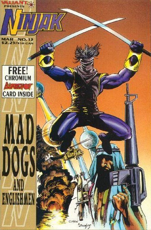 Cover of Ninjak (Vol 1) #13. One of 250,000 Vintage American Comics on sale from Krypton!