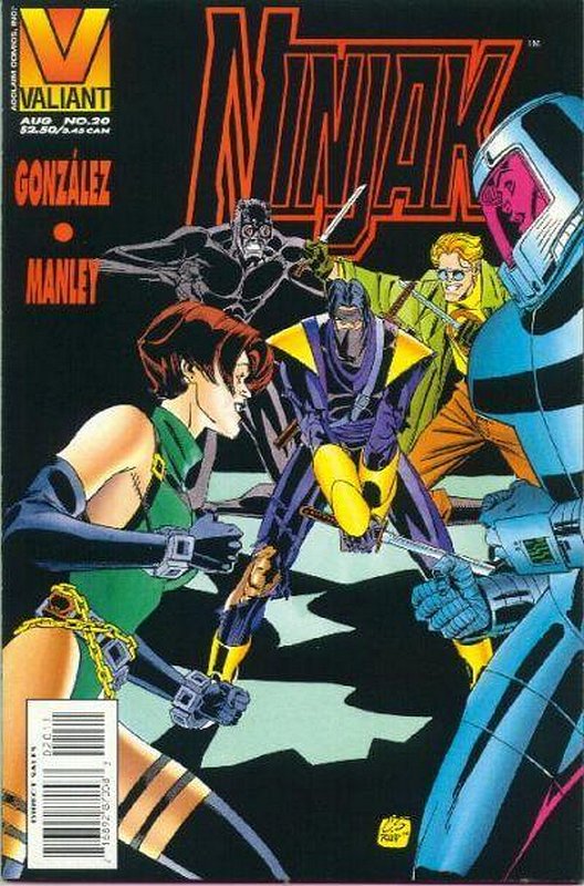 Cover of Ninjak (Vol 1) #20. One of 250,000 Vintage American Comics on sale from Krypton!