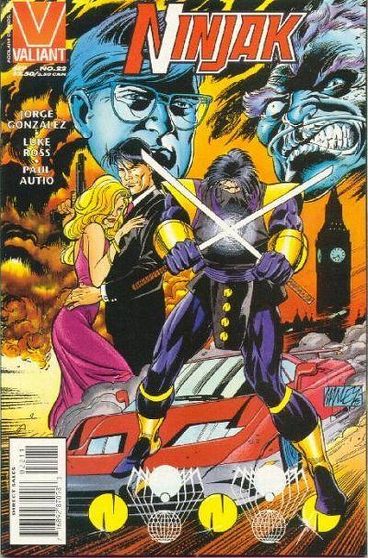 Cover of Ninjak (Vol 1) #22. One of 250,000 Vintage American Comics on sale from Krypton!