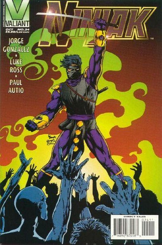 Cover of Ninjak (Vol 1) #24. One of 250,000 Vintage American Comics on sale from Krypton!