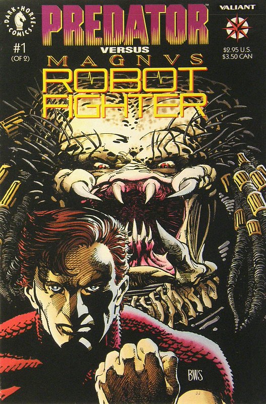 Cover of Predator vs Magnus Robot Fighter (1992 Ltd) #1. One of 250,000 Vintage American Comics on sale from Krypton!
