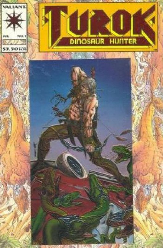 Cover of Turok Dinosaur Hunter (Vol 1) #1. One of 250,000 Vintage American Comics on sale from Krypton!