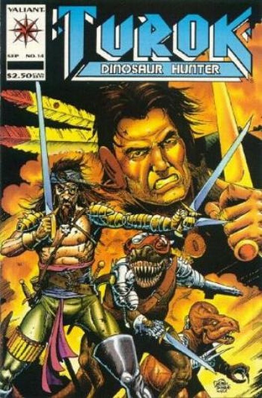 Cover of Turok Dinosaur Hunter (Vol 1) #14. One of 250,000 Vintage American Comics on sale from Krypton!
