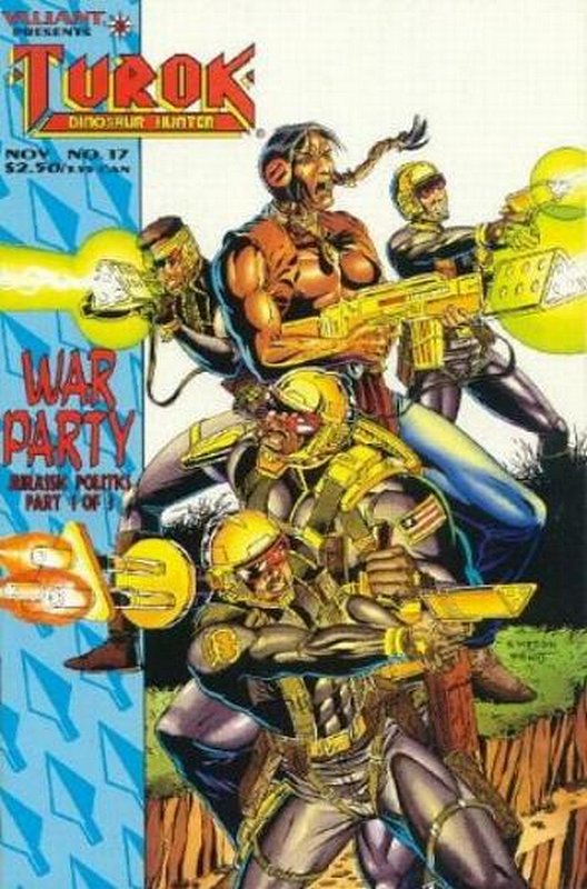 Cover of Turok Dinosaur Hunter (Vol 1) #17. One of 250,000 Vintage American Comics on sale from Krypton!