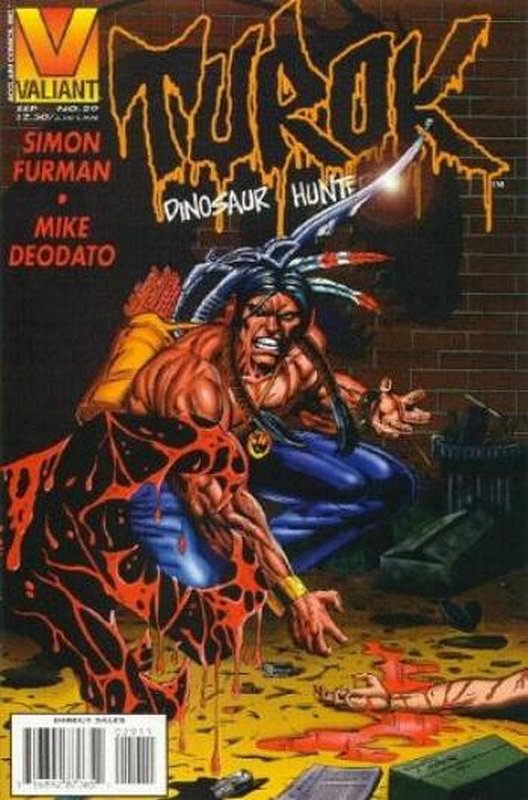 Cover of Turok Dinosaur Hunter (Vol 1) #29. One of 250,000 Vintage American Comics on sale from Krypton!