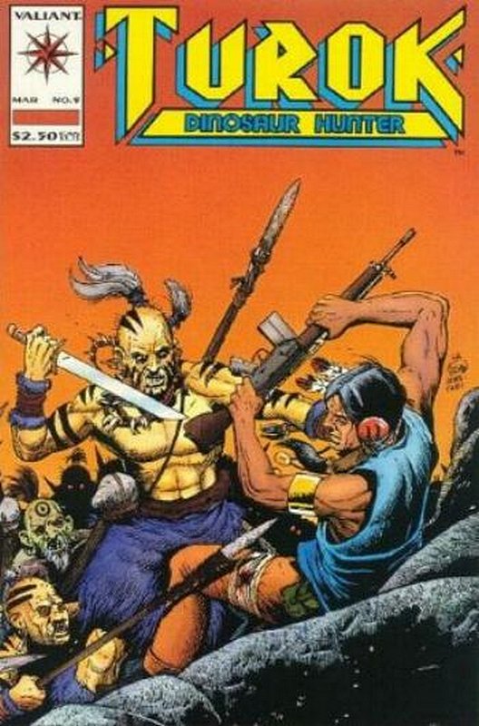 Cover of Turok Dinosaur Hunter (Vol 1) #9. One of 250,000 Vintage American Comics on sale from Krypton!