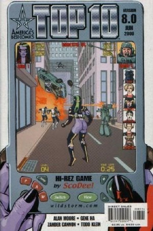 Cover of Top Ten (Vol 1) #8. One of 250,000 Vintage American Comics on sale from Krypton!