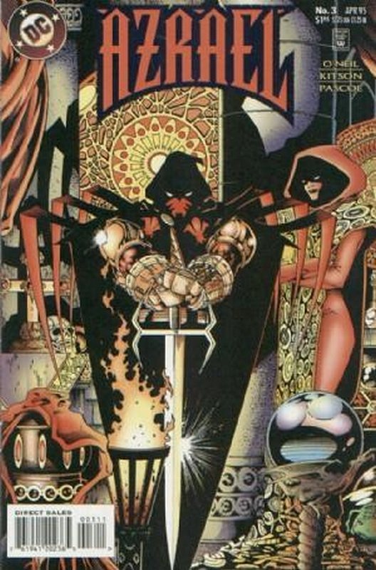Cover of Azrael (Vol 1) #3. One of 250,000 Vintage American Comics on sale from Krypton!