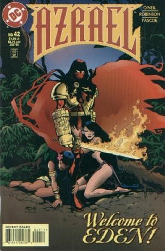 Cover of Azrael (Vol 1) #42. One of 250,000 Vintage American Comics on sale from Krypton!