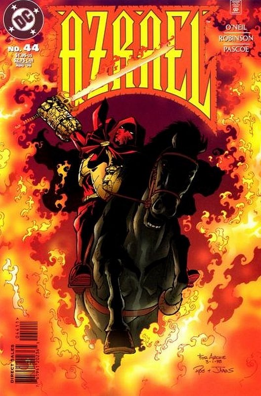 Cover of Azrael (Vol 1) #44. One of 250,000 Vintage American Comics on sale from Krypton!