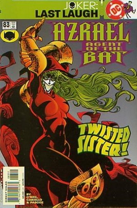 Cover of Azrael (Vol 1) #83. One of 250,000 Vintage American Comics on sale from Krypton!