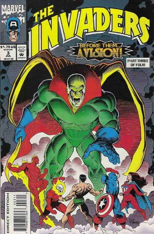 Cover of Invaders (1993 Ltd) #3. One of 250,000 Vintage American Comics on sale from Krypton!