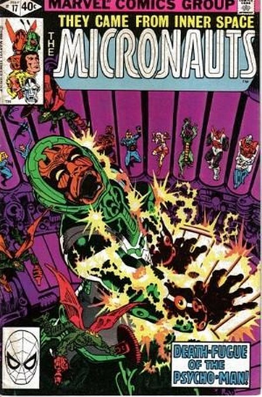 Cover of Micronauts (Vol 1) #17. One of 250,000 Vintage American Comics on sale from Krypton!