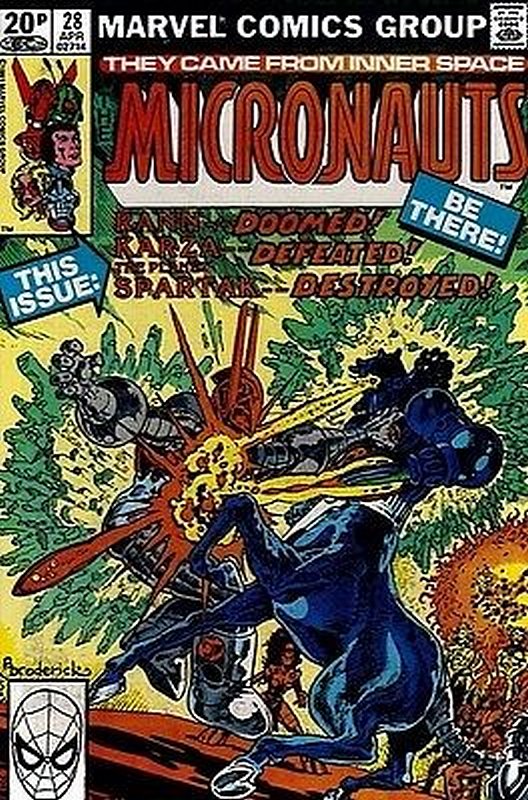 Cover of Micronauts (Vol 1) #28. One of 250,000 Vintage American Comics on sale from Krypton!