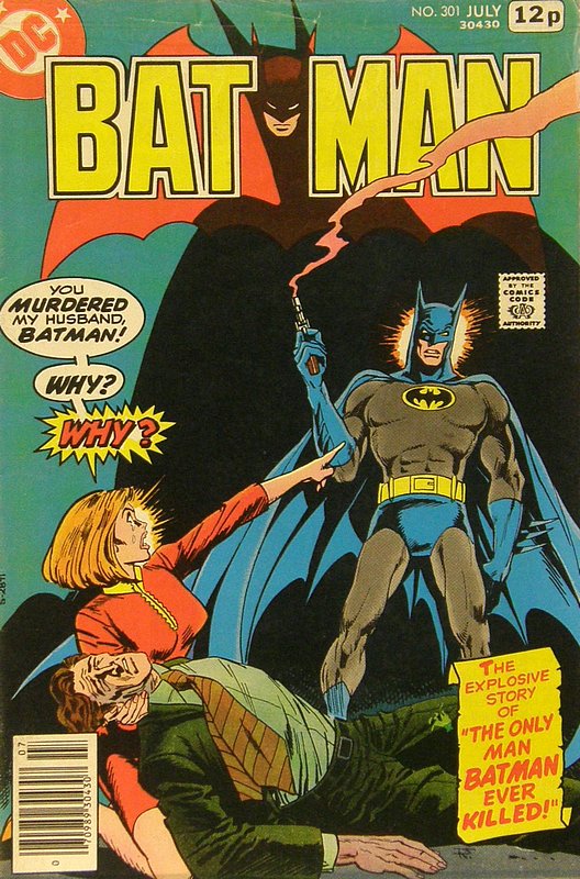 Cover of Batman #301. One of 250,000 Vintage American Comics on sale from Krypton!