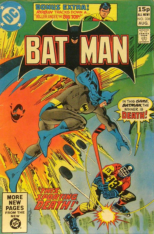 Cover of Batman #338. One of 250,000 Vintage American Comics on sale from Krypton!