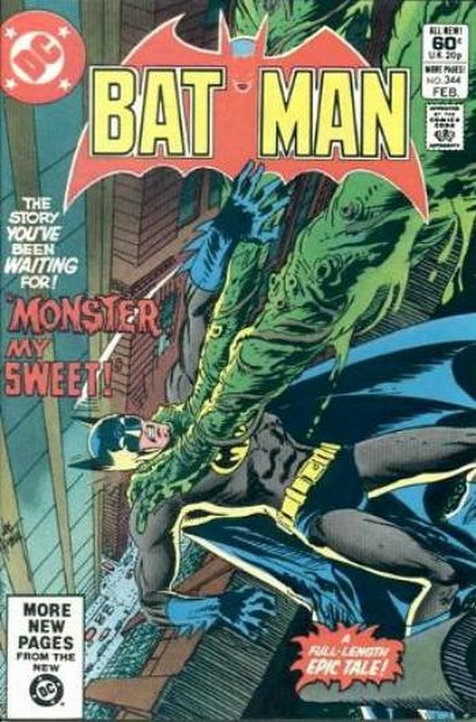 Cover of Batman #344. One of 250,000 Vintage American Comics on sale from Krypton!