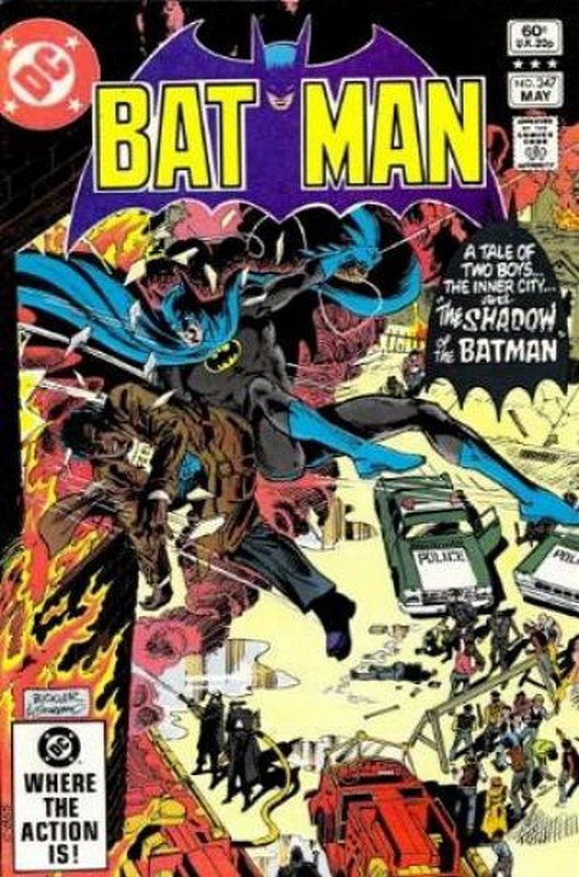 Cover of Batman #347. One of 250,000 Vintage American Comics on sale from Krypton!