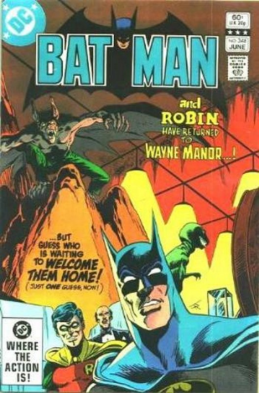 Cover of Batman #348. One of 250,000 Vintage American Comics on sale from Krypton!