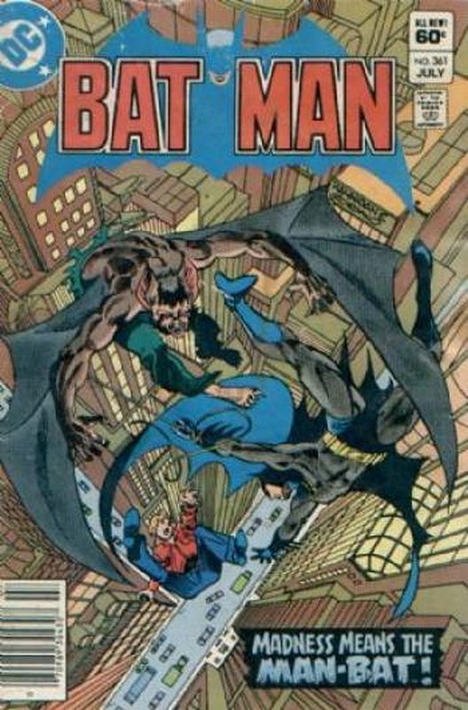 Cover of Batman #361. One of 250,000 Vintage American Comics on sale from Krypton!