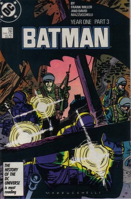 Cover of Batman #406. One of 250,000 Vintage American Comics on sale from Krypton!
