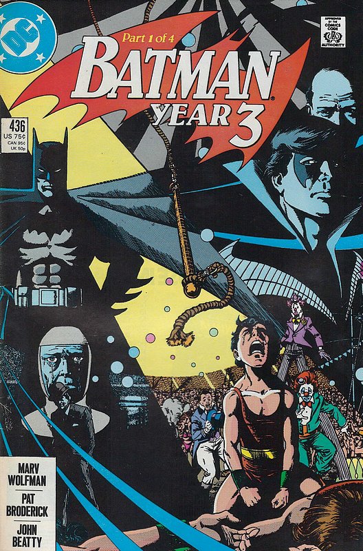 1st Tim Drake<br> Cover of Batman #436. One of 250,000 Vintage American Comics on sale from Krypton!