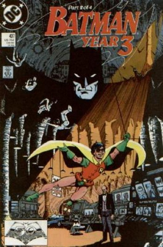 Cover of Batman #437. One of 250,000 Vintage American Comics on sale from Krypton!