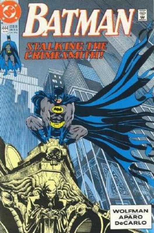 Cover of Batman #444. One of 250,000 Vintage American Comics on sale from Krypton!