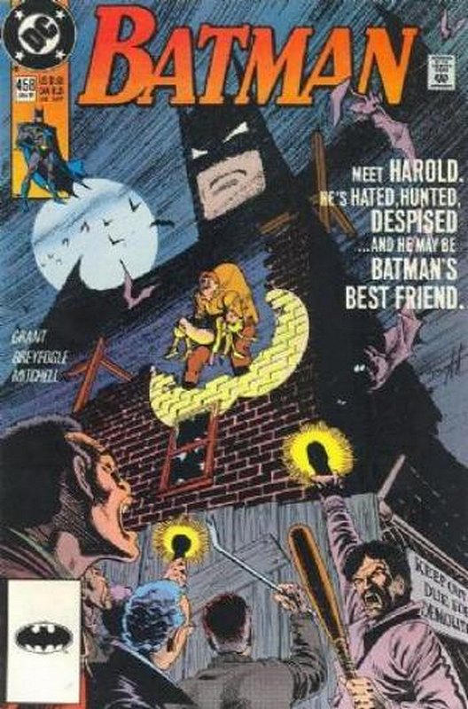 Cover of Batman #458. One of 250,000 Vintage American Comics on sale from Krypton!