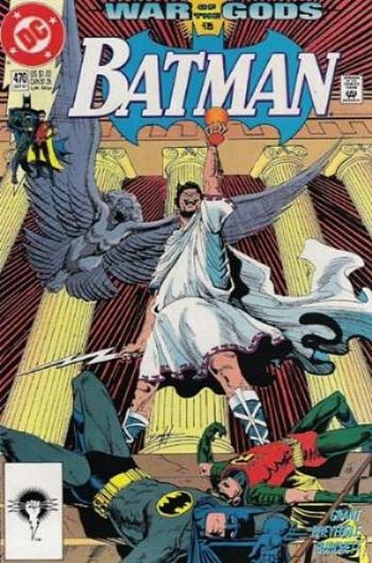 Cover of Batman #470. One of 250,000 Vintage American Comics on sale from Krypton!
