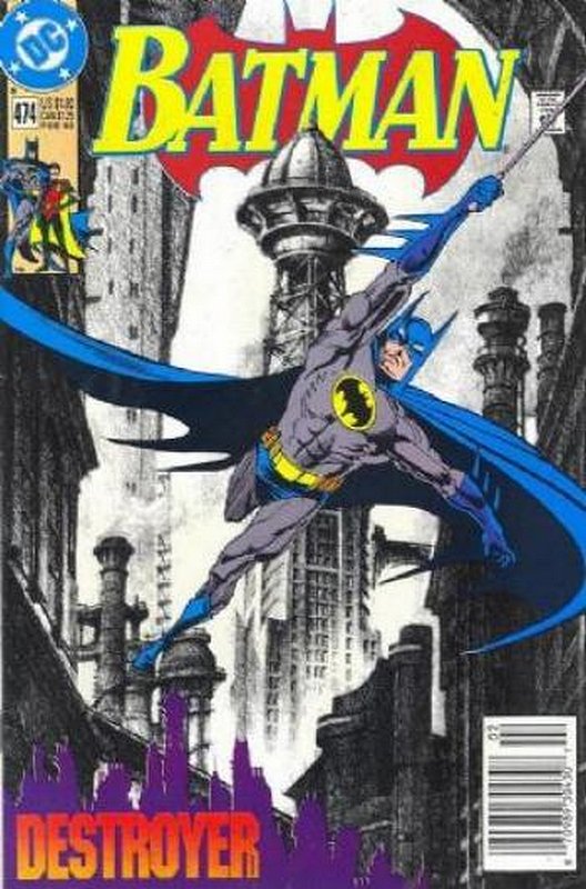 Cover of Batman #474. One of 250,000 Vintage American Comics on sale from Krypton!